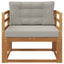 Udendørs Mellem Sofa Naturfarvet