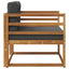 Udendørs Mellem Sofa Naturfarvet