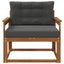 Udendørs Mellem Sofa Naturfarvet