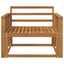 Udendørs Mellem Sofa Naturfarvet