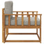 Udendørs Mellem Sofa Naturfarvet