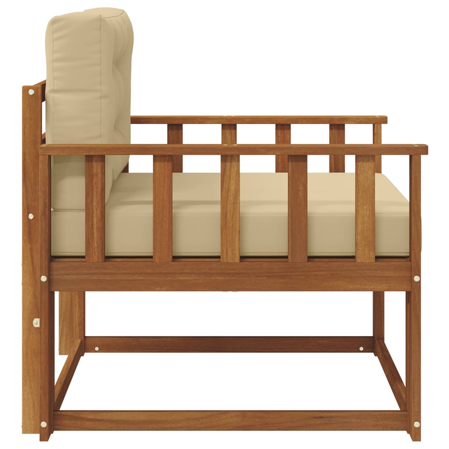 Udendørs Mellem Sofa Naturfarvet