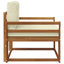Udendørs Mellem Sofa Naturfarvet