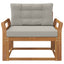 Udendørs Mellem Sofa Naturfarvet