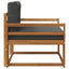 Udendørs Mellem Sofa Naturfarvet