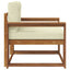 Udendørs Mellem Sofa Naturfarvet