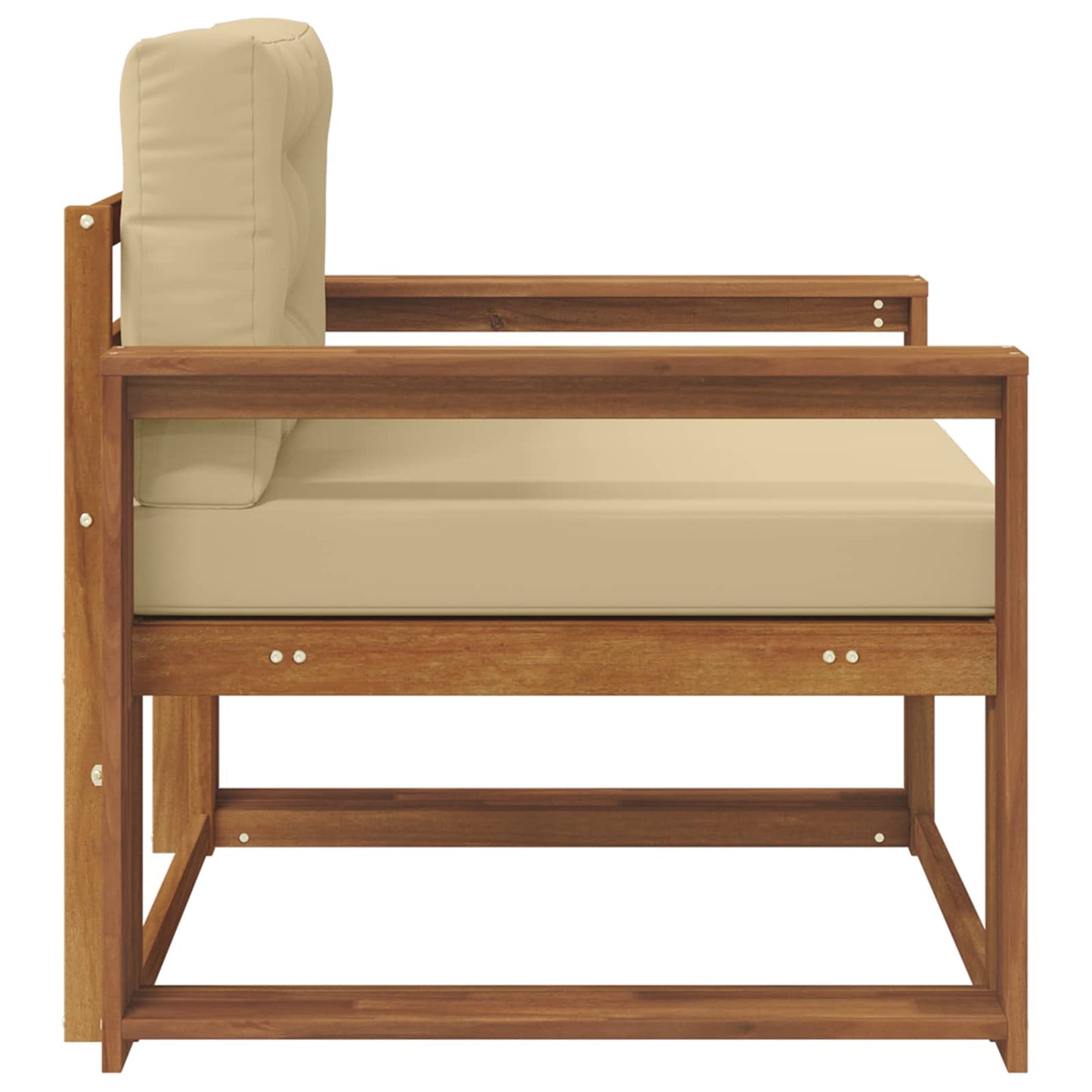 Udendørs Mellem Sofa Naturfarvet