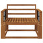 Udendørs Mellem Sofa Naturfarvet