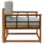 Udendørs Mellem Sofa Naturfarvet
