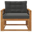 Udendørs Mellem Sofa Naturfarvet