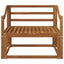 Udendørs Mellem Sofa Naturfarvet