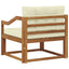 Udendørs Mellem Sofa Naturfarvet