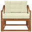 Udendørs Mellem Sofa Naturfarvet