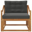 Udendørs Mellem Sofa Naturfarvet