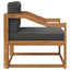 Udendørs Mellem Sofa Naturfarvet