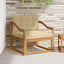 Udendørs Mellem Sofa Naturfarvet