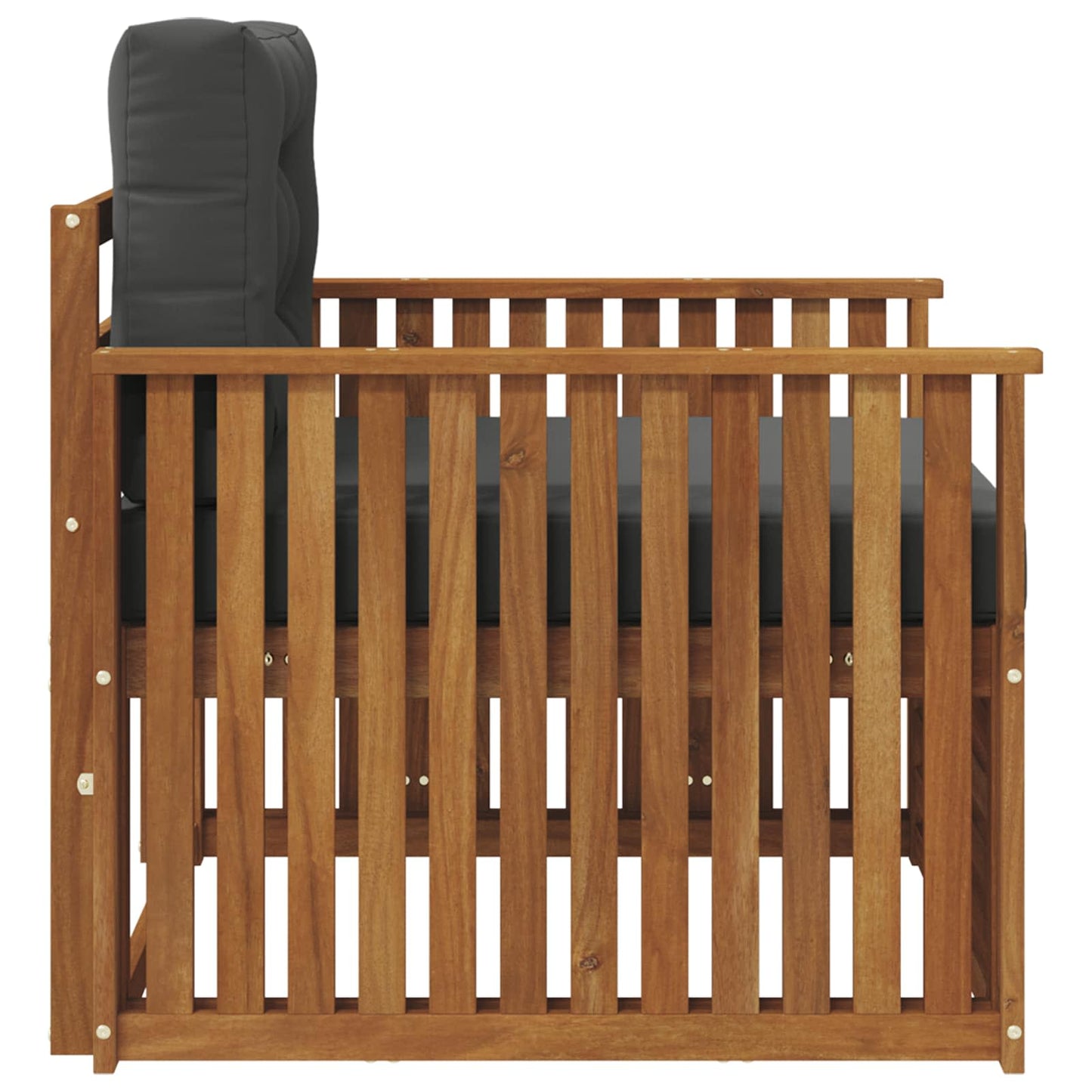 Udendørs sofa Soli Akacietræ og polyester Naturlig og Antracit