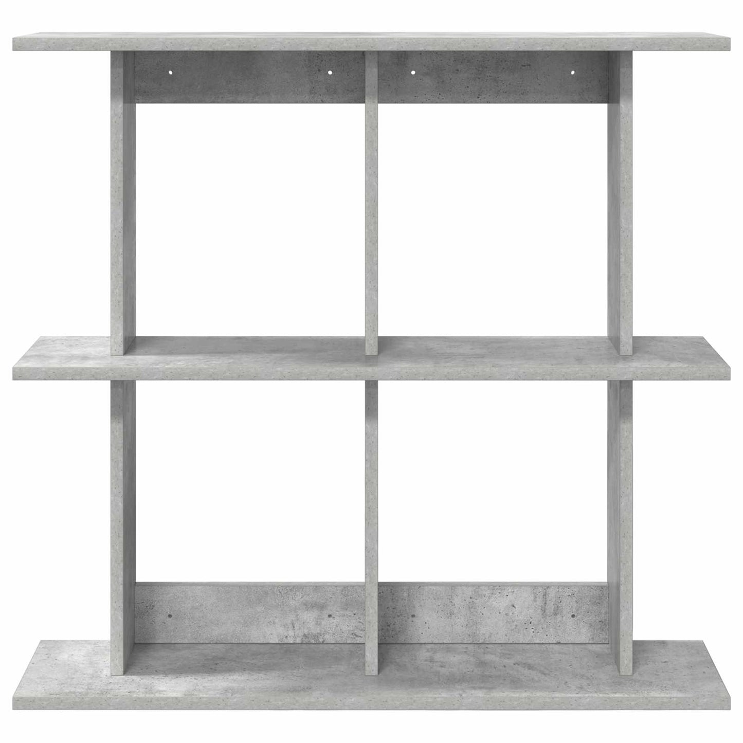 Væghylde Vægmonteret Betongrå 100 x 20 x 75 cm Konstrueret træ