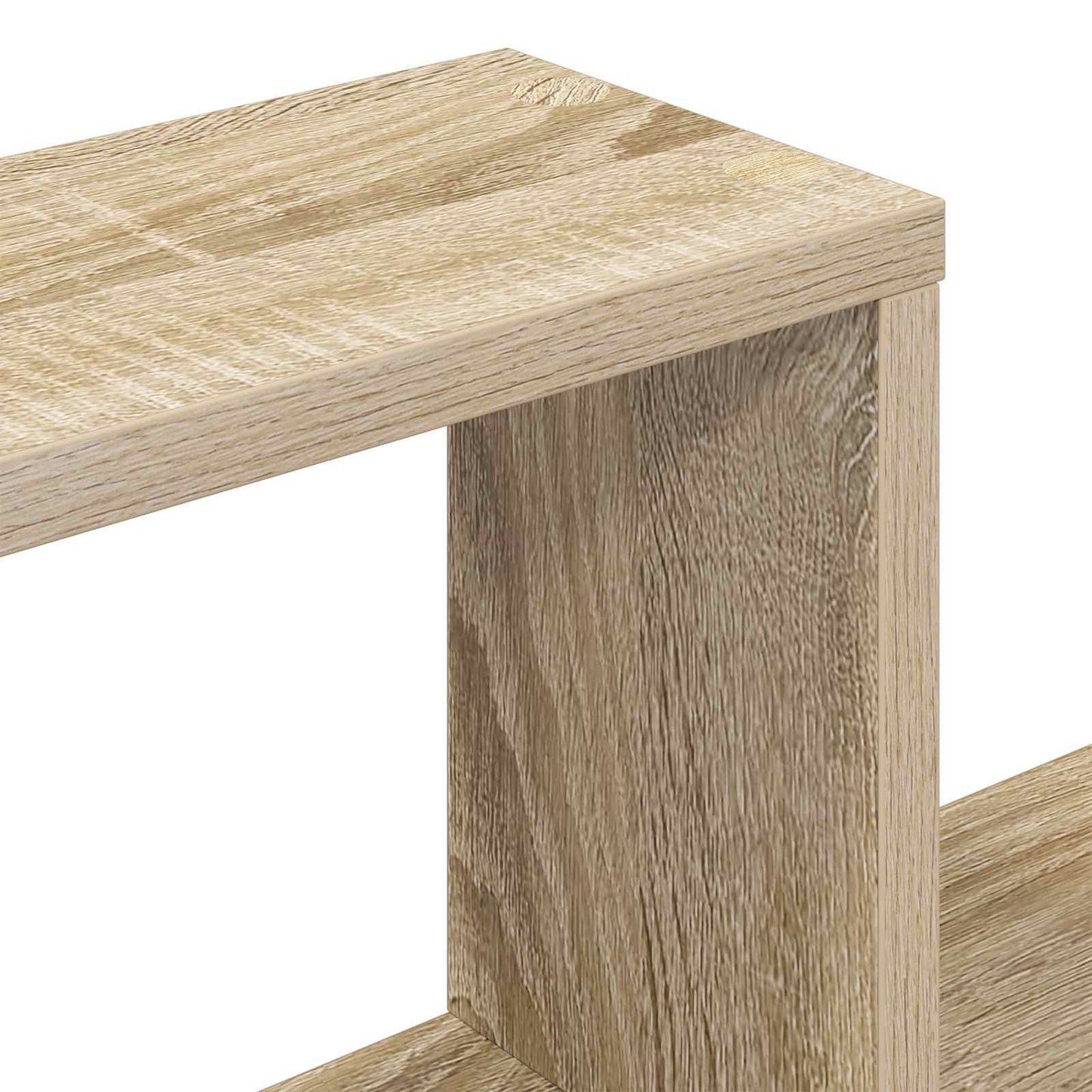 Væghylde Sonoma-eg 90 x 25 x 90 cm Konstrueret træ