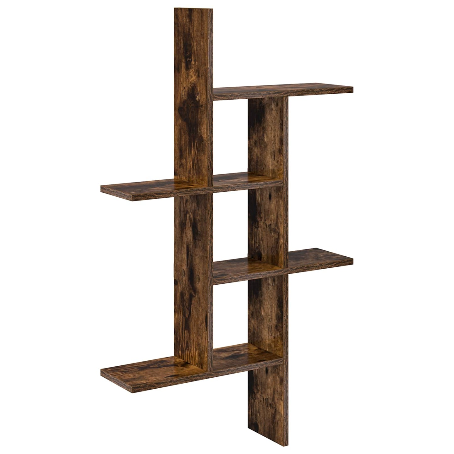 Væghylde Røget eg 61 x 15 x 102 cm Konstrueret træ