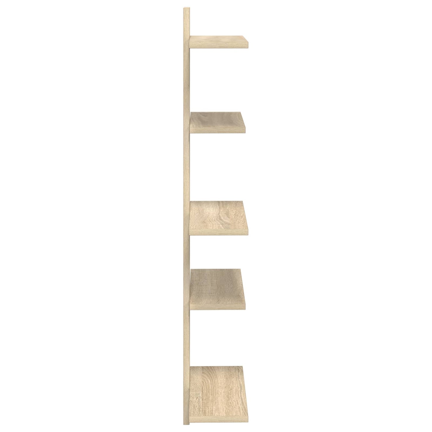 Væghængt Flydende Hylde Sonoma-eg 48,5 x 15 x 101 cm