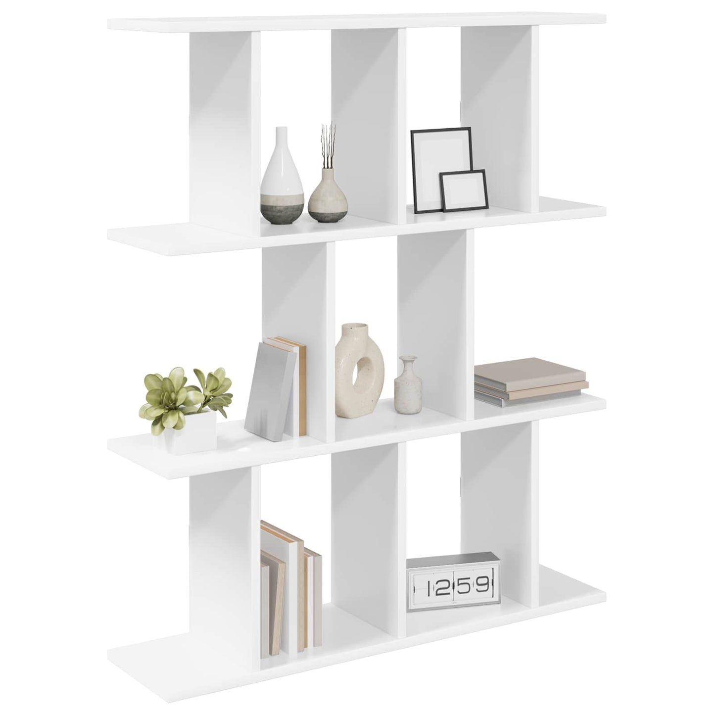 Væghylde Hvid 80 x 20 x 96 cm Konstrueret træ