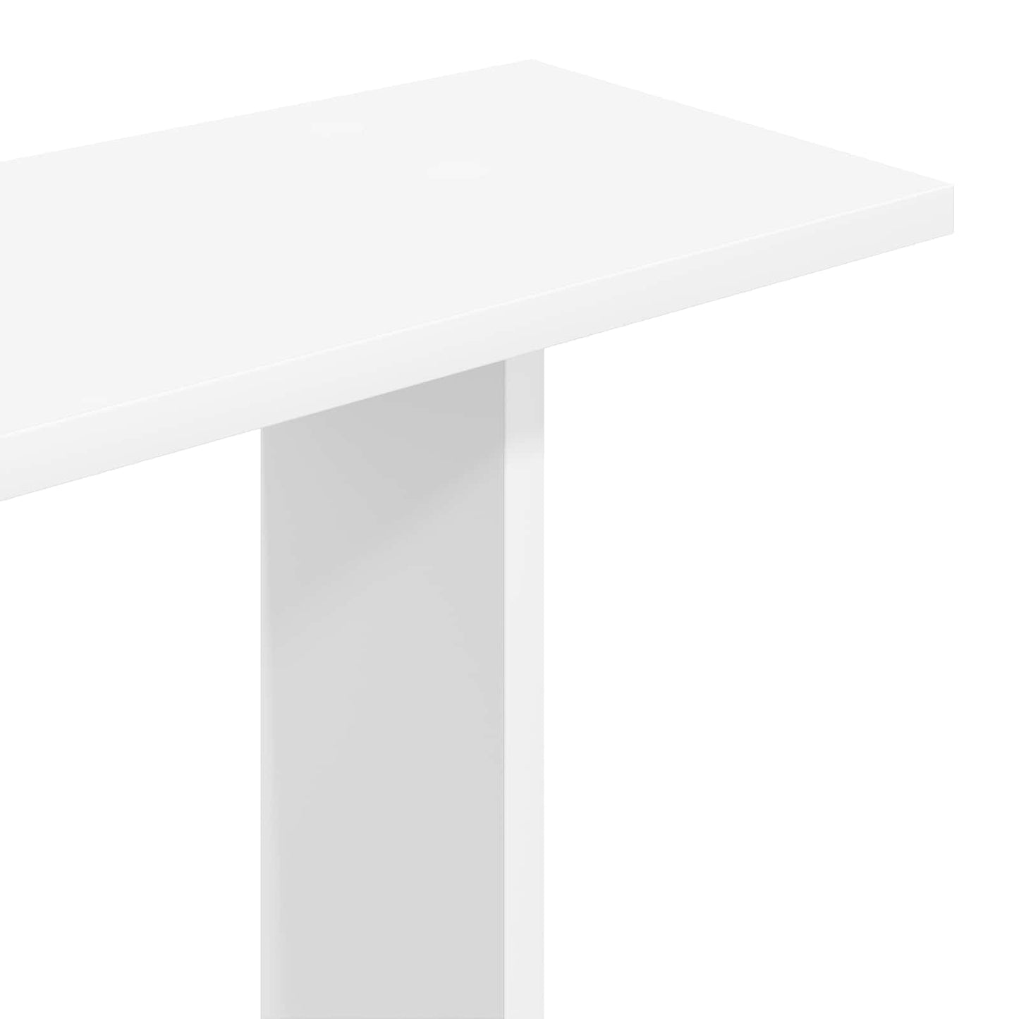 Væghylde Hvid 102 x 20 x 96 cm Konstrueret træ