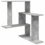 Væghylde Betongrå 67 x 67 x 87 cm Konstrueret træ
