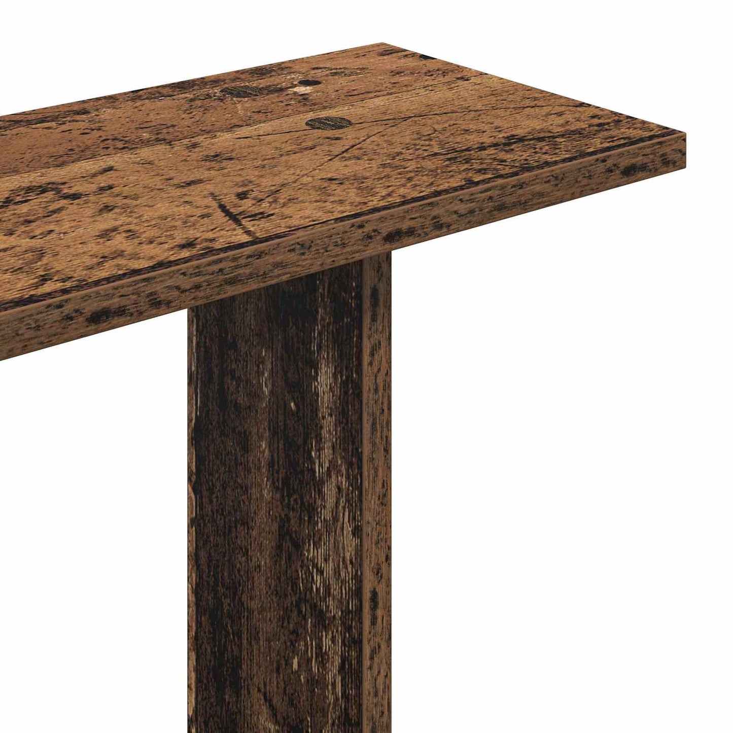 Væghylde Gammelt træ 67 x 67 x 87 cm Konstrueret træ