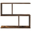 Væghylde Røget eg 60 x 12 x 50,5 cm Konstrueret træ
