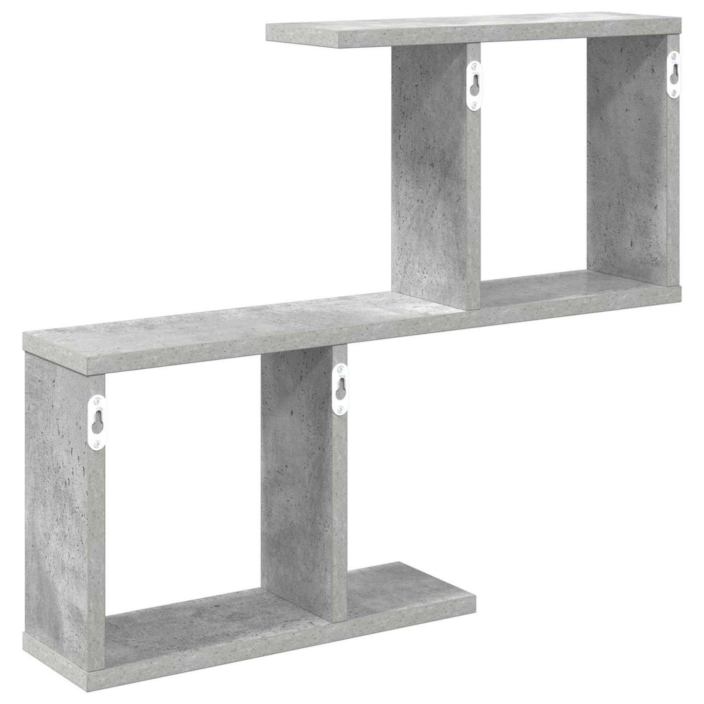 Væghylde Betongrå 60 x 12 x 50,5 cm Konstrueret træ