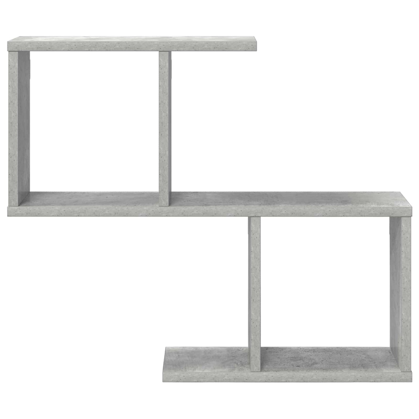 Væghylde Betongrå 60 x 12 x 50,5 cm Konstrueret træ