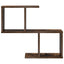 Væghylde Røget eg 60 x 12 x 50,5 cm Konstrueret træ