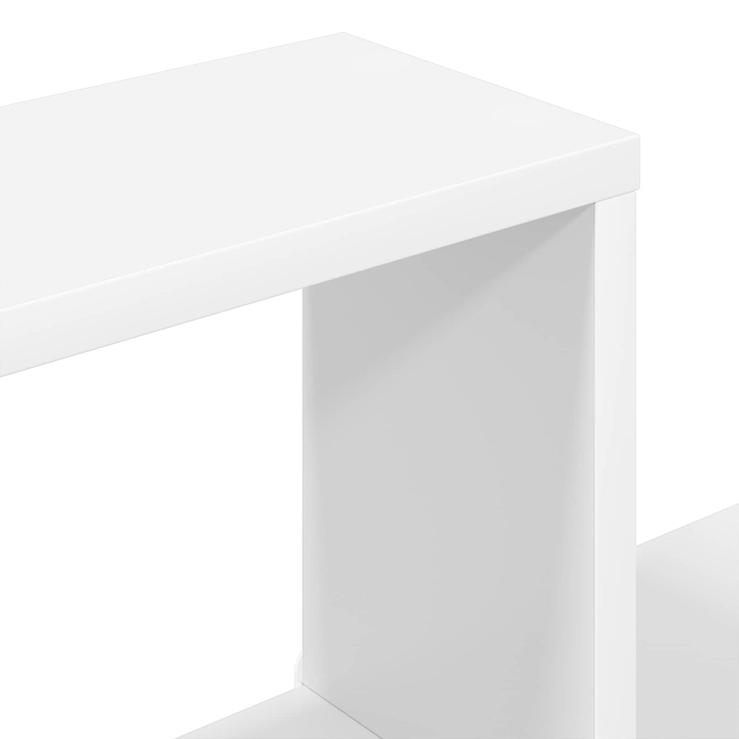 Svævehylder 2 pcs Hvid 80 x 15 x 30 cm Konstrueret træ