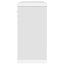 Svævehylder 2 pcs Hvid 80 x 15 x 30 cm Konstrueret træ