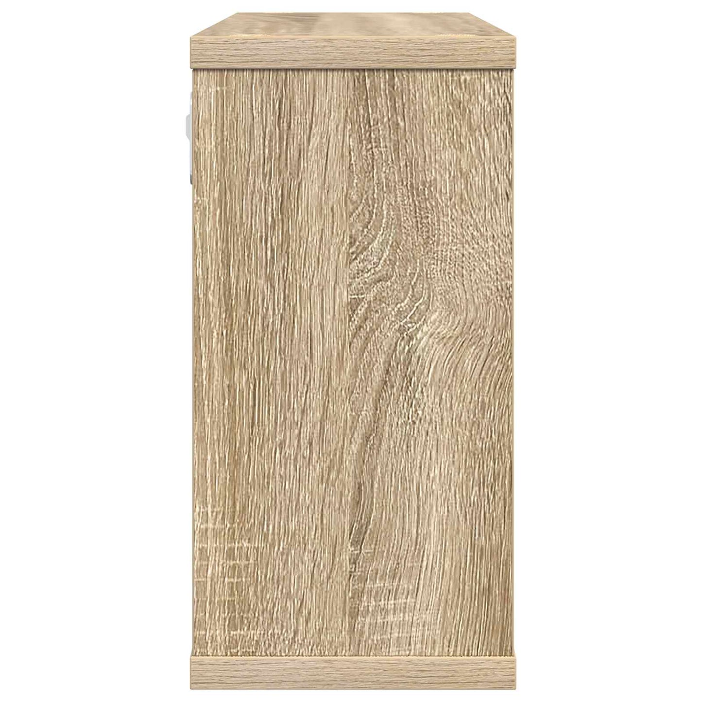 Svævehylder Sonoma-eg 80 x 15 x 30 cm Konstrueret træ