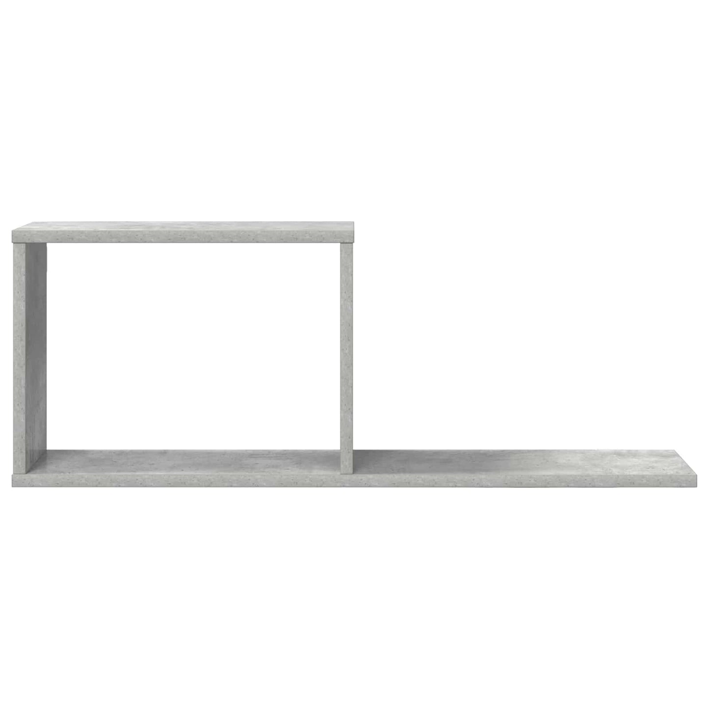 Svævehylder Betongrå 80 x 15 x 30 cm Konstrueret træ