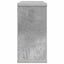 Svævehylder 2 pcs Betongrå 80 x 15 x 30 cm Konstrueret træ