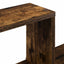 Svævehylder 2 pcs Røget eg 80 x 15 x 30 cm Konstrueret træ