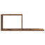 Svævehylder 2 pcs Gammelt træ 80 x 15 x 30 cm Konstrueret træ