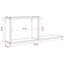 Svævehylder 2 pcs Gammelt træ 80 x 15 x 30 cm Konstrueret træ