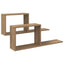 Svævehylder 2 pcs Artisan-eg 80 x 15 x 30 cm Konstrueret træ
