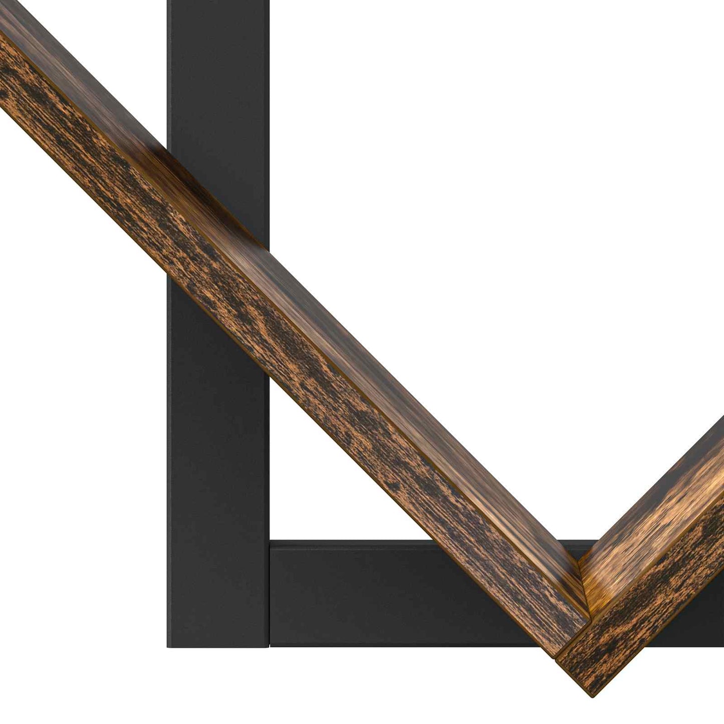 Væghængt Flydende Hylde 2 pcs Røget eg 43 x 15 x 47 cm