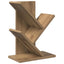 Træbogreol 3-lags 30 x 18 x 40 cm Konstrueret træ Artisan-eg