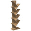 Træ Bogreol 6-Skabs 30 x 18 x 100 cm Konstrueret træ Artisan-eg