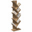 Træ Bogreol 6-Skabs 30 x 18 x 100 cm Konstrueret træ Artisan-eg