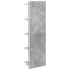 Væghylde Betongrå 30 x 15 x 100 cm Konstrueret træ