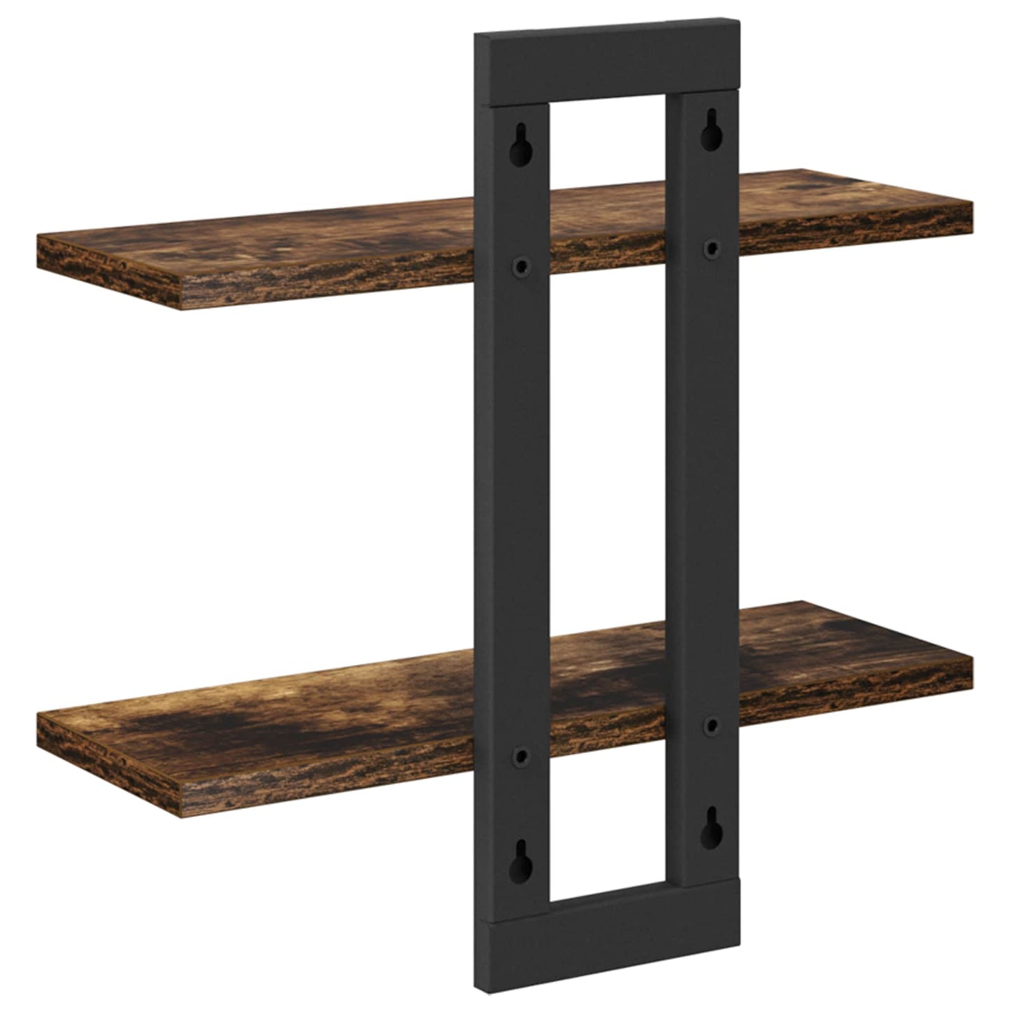 Svævehylder Røget eg 40 x 15 x 40 cm Konstrueret træ