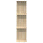 Væghylde 2 pcs Sonoma-eg 22 x 15 x 100 cm Konstrueret træ
