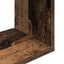 Væghylde Gammelt træ 130 x 10 x 50 cm Konstrueret træ